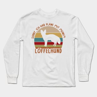 Saharah Wüste Löffelhund Pläne Geschenkidee Long Sleeve T-Shirt